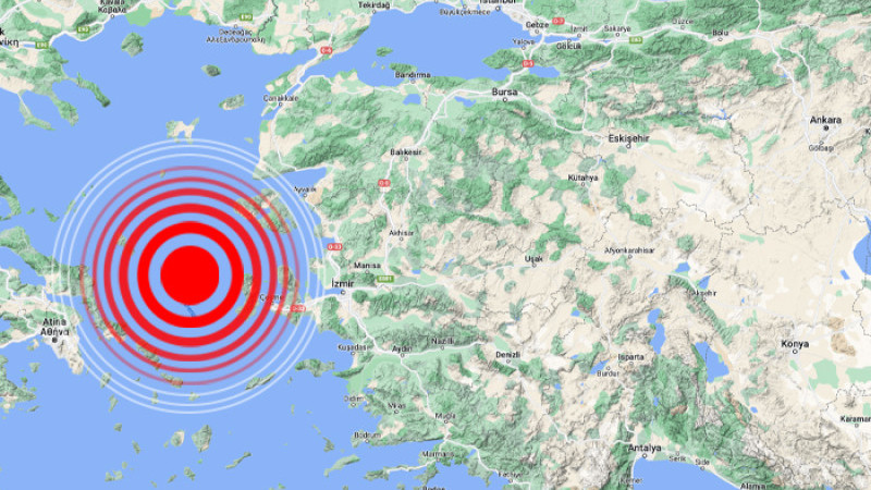 Ege Denizi’nde 4.5 büyüklüğü deprem: 