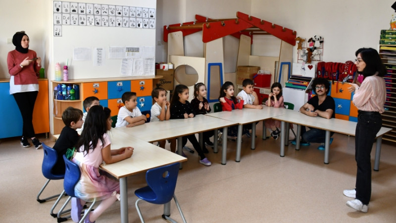 ÇOMÜ Kreş ve Anaokulu Çocukları Japonca Öğreniyor