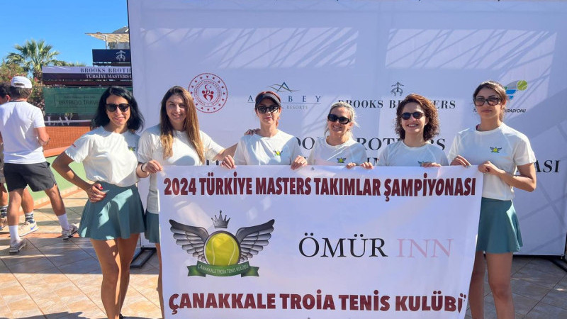 Çanakkale Troia Tenis Kulübü; Türkiye Şampiyonu Oldu