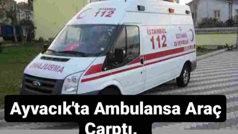 Ayvacık'ta Trafik Kazası 