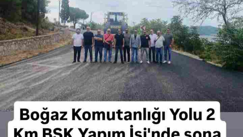 Çanakkale Boğaz Komutanlığı'nın Yol Yapım Çalışması 