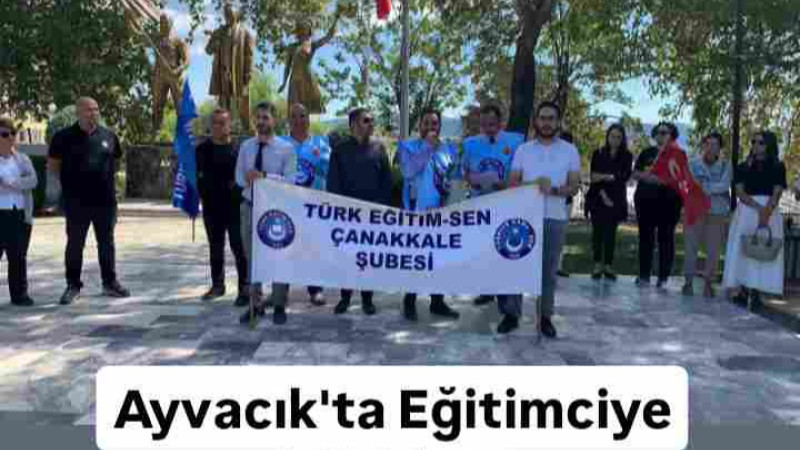 Ayvacık'ta Eğitimciye Şiddet