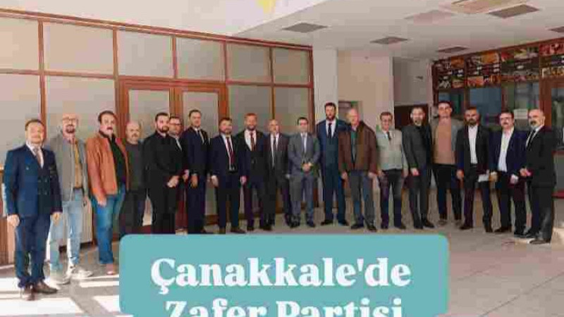 Zafer Partisi Çanakkale İl Kongresi Yapıldı 