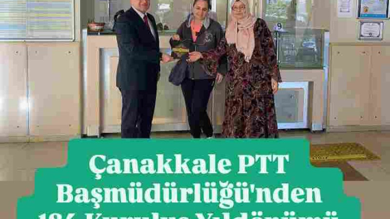 Çanakkale PTT Başmüdürlüğü'nden Etkinlik