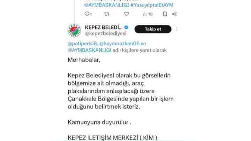 Kepez Belediyeleri Karıştı