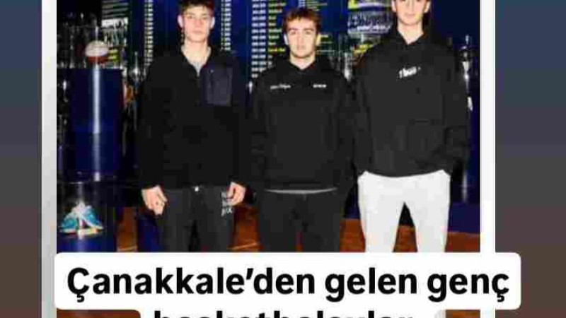 Çanakkaleli Genç Basketbolculara Ödül