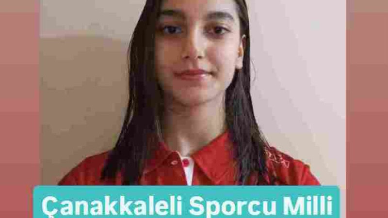 Çanakkaleli Sporcu Milli Takıma Seçildi