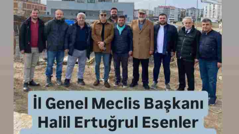 Başkan Ertuğrul Temel Atma Töreninde 