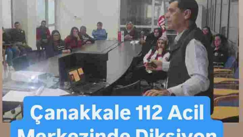 Çanakkale 112 Acil Merkezi'nde Kurs