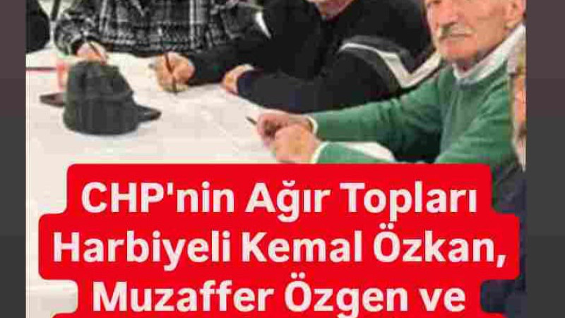 CHP'nin Deneyimli İsimleri Yan Yana