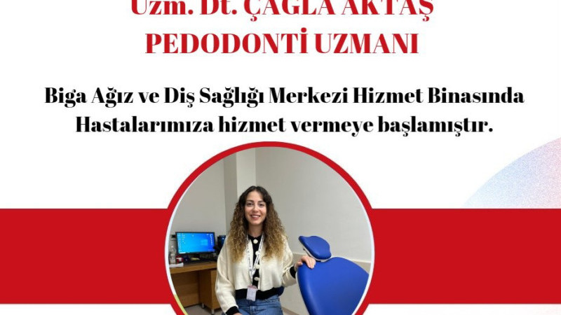 Biga Diş Hastanesi'ne Uzman Hekim 