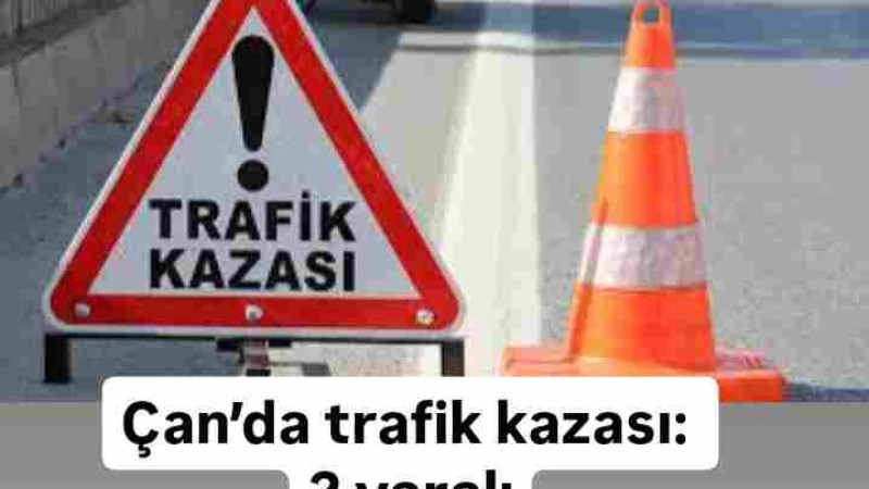 Çan'da Trafik Kazası 