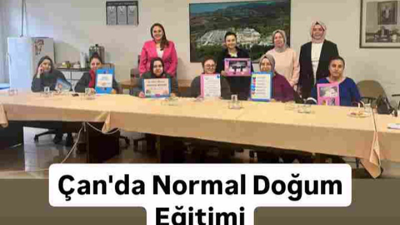 Çan'da Normal Doğum Eğitimi