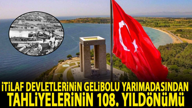 İtilaf Devletlerinin Çanakkale’den Tahliyesinin 108. Yılında Anma Töreni düzenlendi!