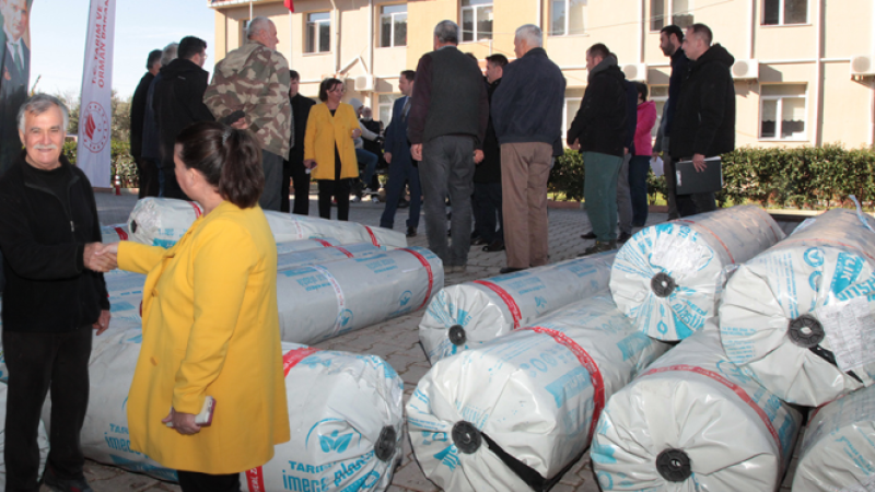 Çanakkale'de, Seralar Kaplansın, Üretim Şahlansın projesi