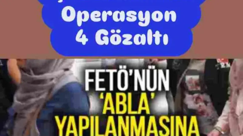 Çanakkale'de Operasyon 4 Gözaltı 