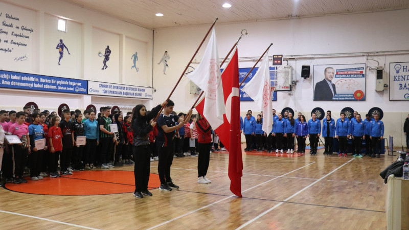 Çanakkale'de Okul Sporları Dart Yıldızlar Kız-Erkek Grup Yarışmaları, Başladı