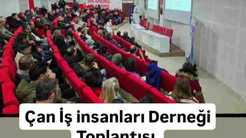 Çan İş insanları Derneği Toplantısı 