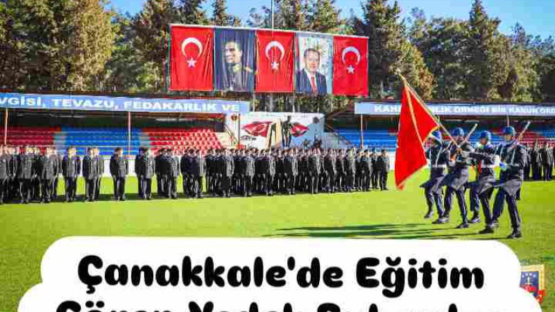 Çanakkale'de Eğitim Gören Yedek Subaylar Mezun Oldu 