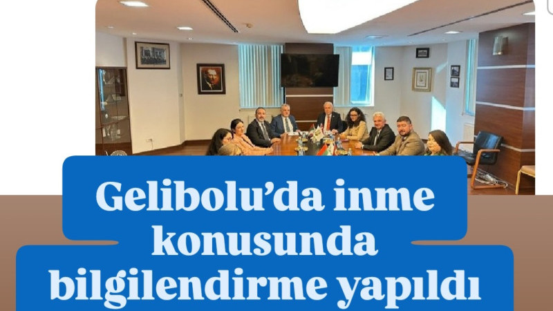 Gelibolu’da inme konusunda bilgilendirme yapıldı