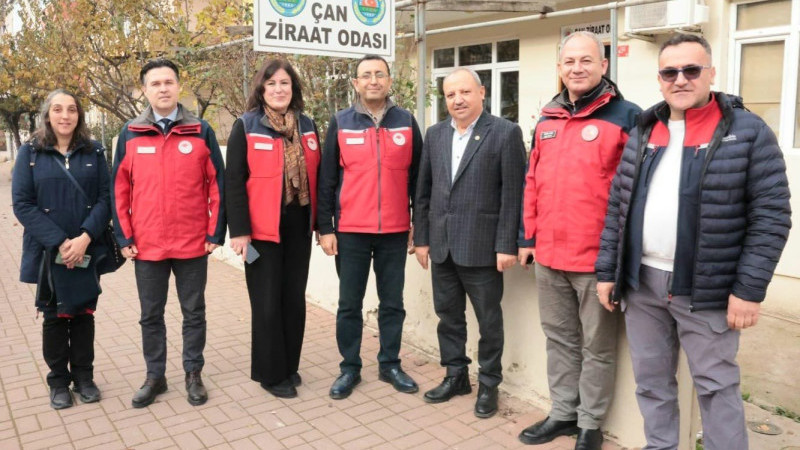 Çan Ziraat Odası’na ziyaret 