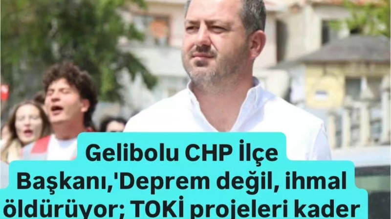 Deprem değil, ihmal öldürüyor