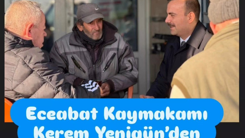 Eceabat Kaymakamı Kerem Yenigün’den Esnaf Çıkartması