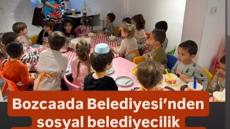 Bozcaada Belediyesi’nden sosyal belediyecilik örneği: Her yaşa dokunan hizmetler