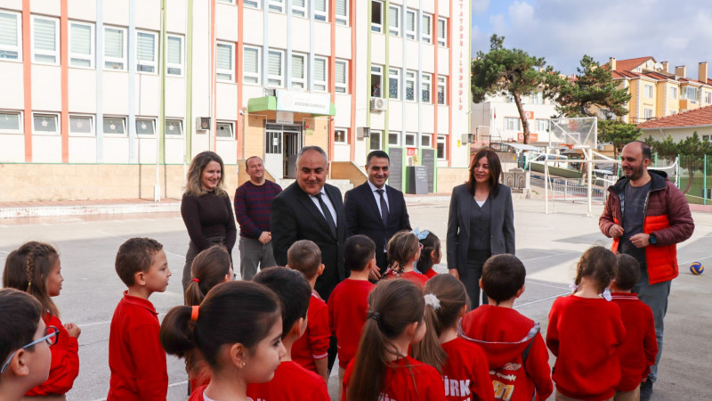 Çan  Atatürk İlkokulu'nu ziyaret