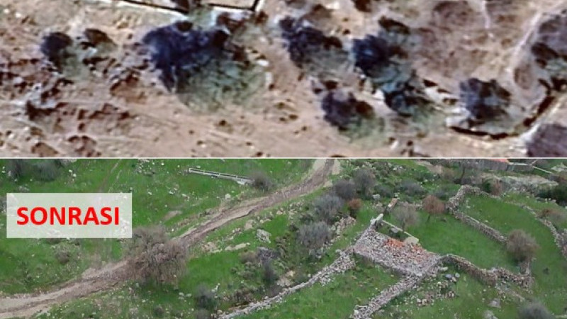 Ayvacık'ta  63 adet kaçak yapı Yıkıldı