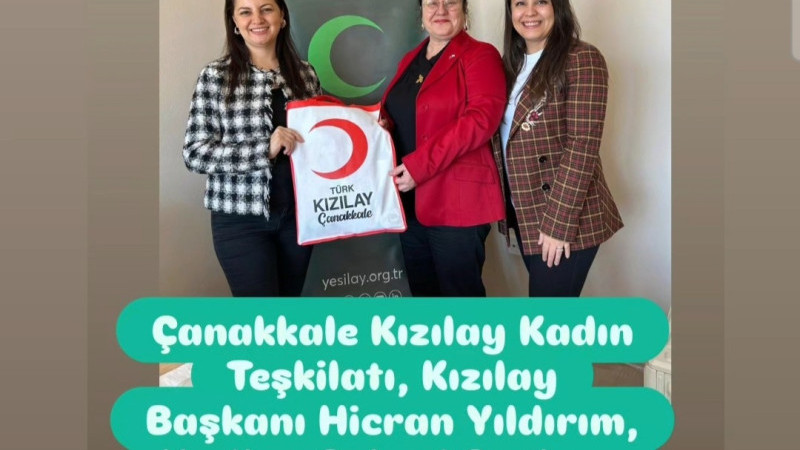 Çanakkale Kızılay Kadın Kollarından Ziyaret 