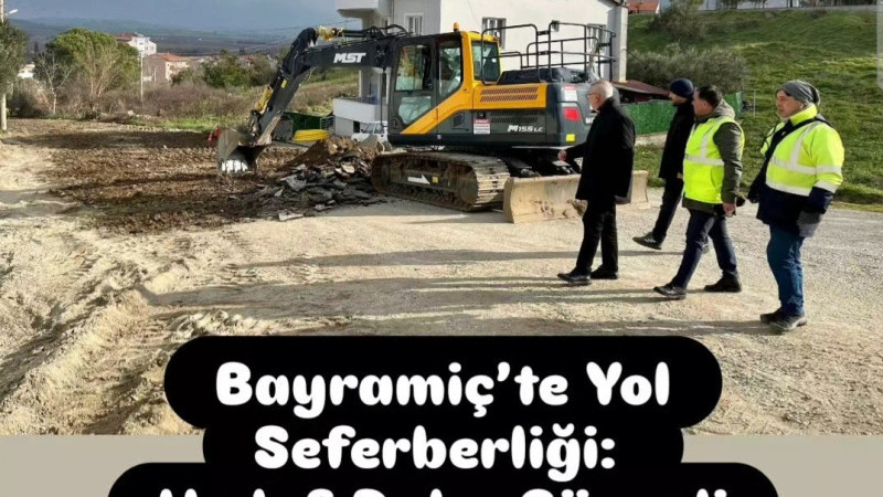 Bayramiç’te Yol Seferberliği: Hedef Daha Güvenli Ulaşım