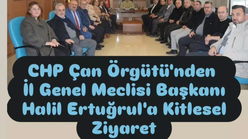 Çan CHP Örgütünden Kitlesel Ziyaret