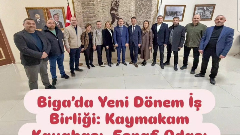 Kaymakam Kayabaşı, Esnaf Odası Yönetimini Kabul Etti