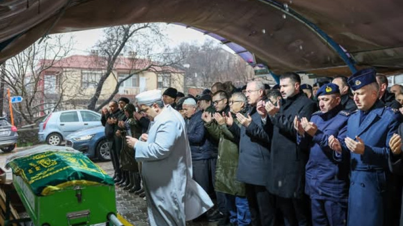 Ayvacık'ta Şehit Annesi Son yolculuğuna Uğurlandı