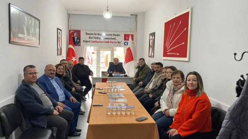 İl Genel Meclis Başkanlığı Halil Ertuğrul CHP Çan İlçe Başkanlığını ziyaret etti.