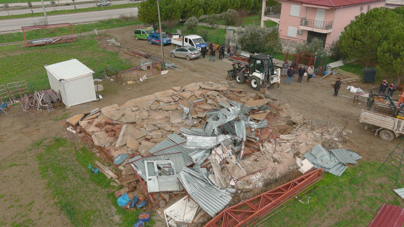 Çanakkale'de Kaçak Yapılar Hızla Yıkılıyor