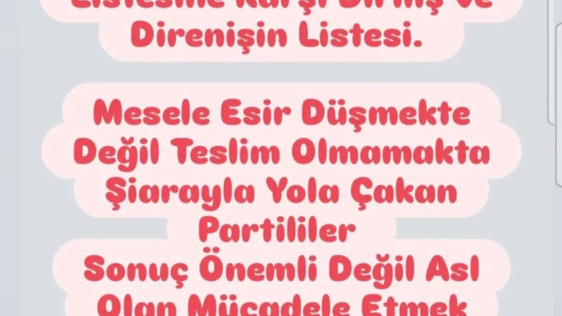 Kepez'de Tek Adam Listesine Karşı