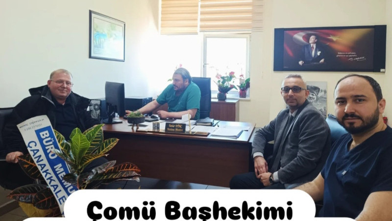 Çomü Başhekimi Doç.Dr.Pek'e Ziyaret