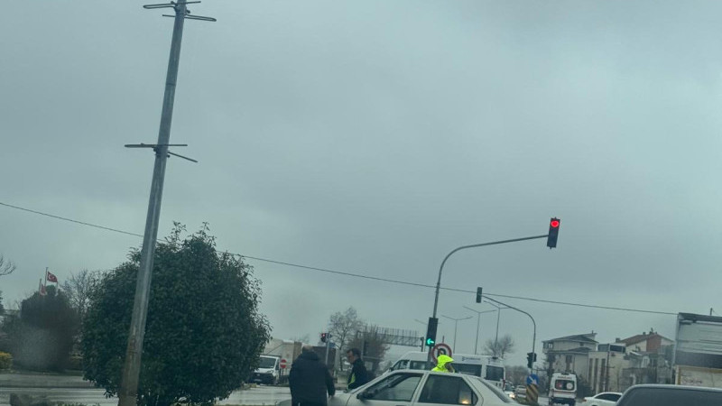 Biga'da Trafik kazası