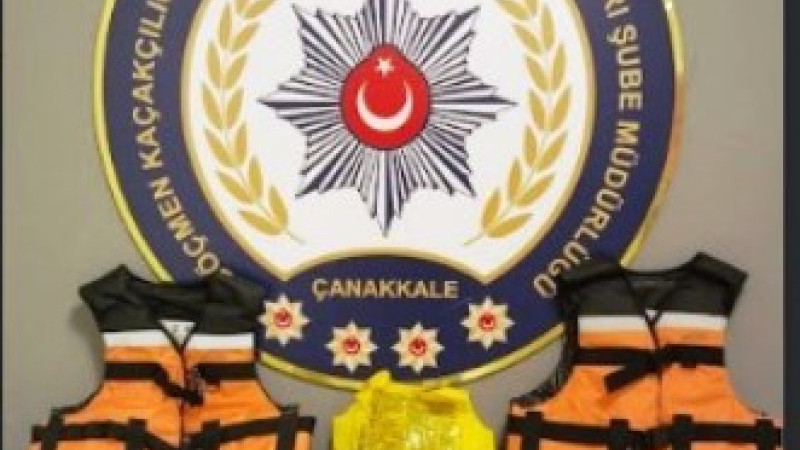 Çanakkale'de Göçmen kaçakçılığı Operasyonu