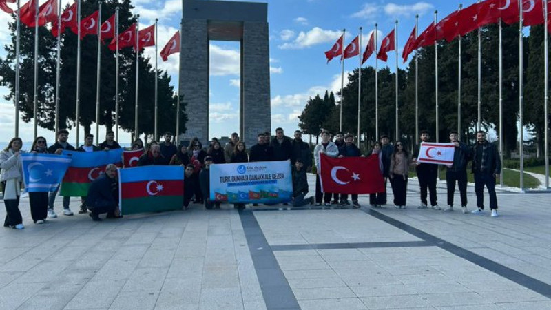 Türk Dünyası Öğrencileri Çanakkale’de Ecdadı Andı