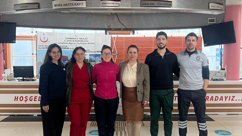 Çanakkale Ağız ve Diş Sağlığı Merkezi'nde Bayramlaşma