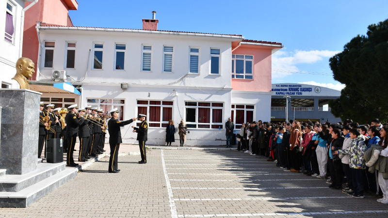 Kepez Ortaokulu'nda Askeri Bando Konseri
