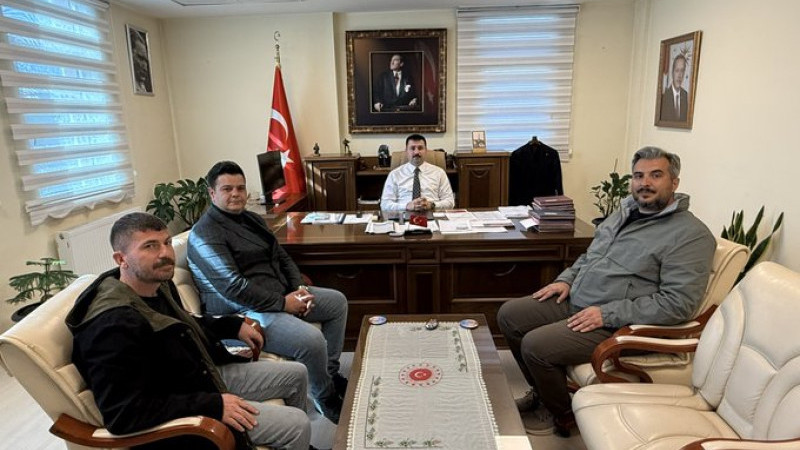 Ayvacık CHP Örgütü'nden Ayvacık Kaymakamına Ziyaret