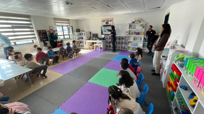 57. Alay Anaokulu öğrencilerine 112 Kullanım Bilgilendirilmesi