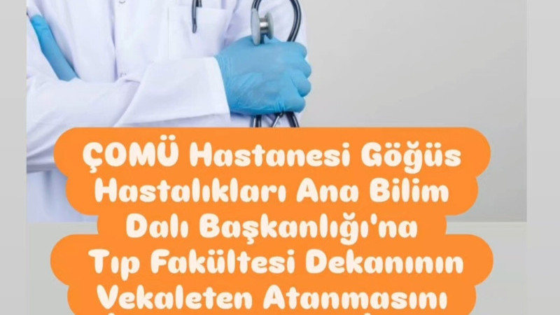 Çomü'de Vekaleten Atama İptal