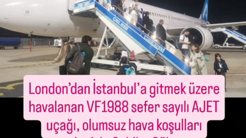 Uçak İstanbul Yerine Çanakkale'ye İndi