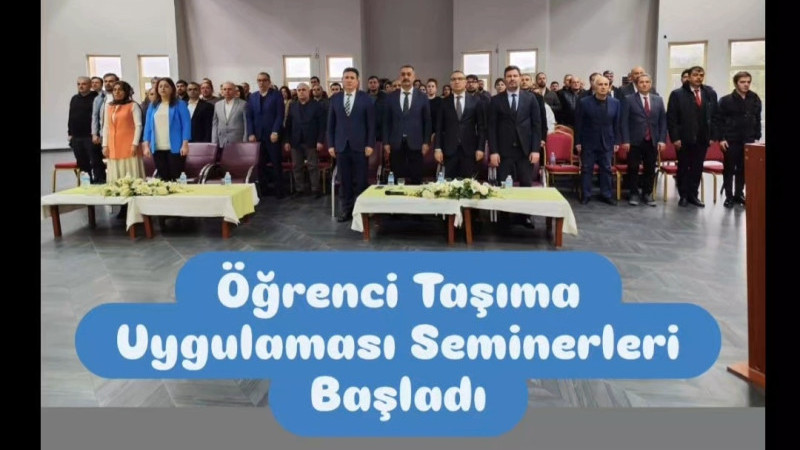 Çanakkale'de Öğrenci Taşıma Uygulaması Seminerleri Başladı