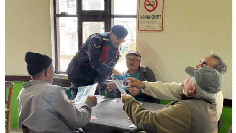 Jandarmadan Köylerde Hırsızlığa Karşı Uyarı Etkinliği